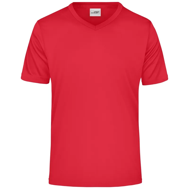James & Nicholson James & Nicholson Herren T-Shirt Active-V JN736 Gr. 2XL red – Produktbild 1 von 1