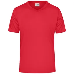 James & Nicholson James & Nicholson Herren T-Shirt Active-V JN736 Gr. S red – Produktbild 1 von 1