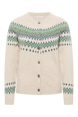 Tranquillo Cardigan Leonaa aus Schurwolle - off-white / M – Produktbild 1 von 1
