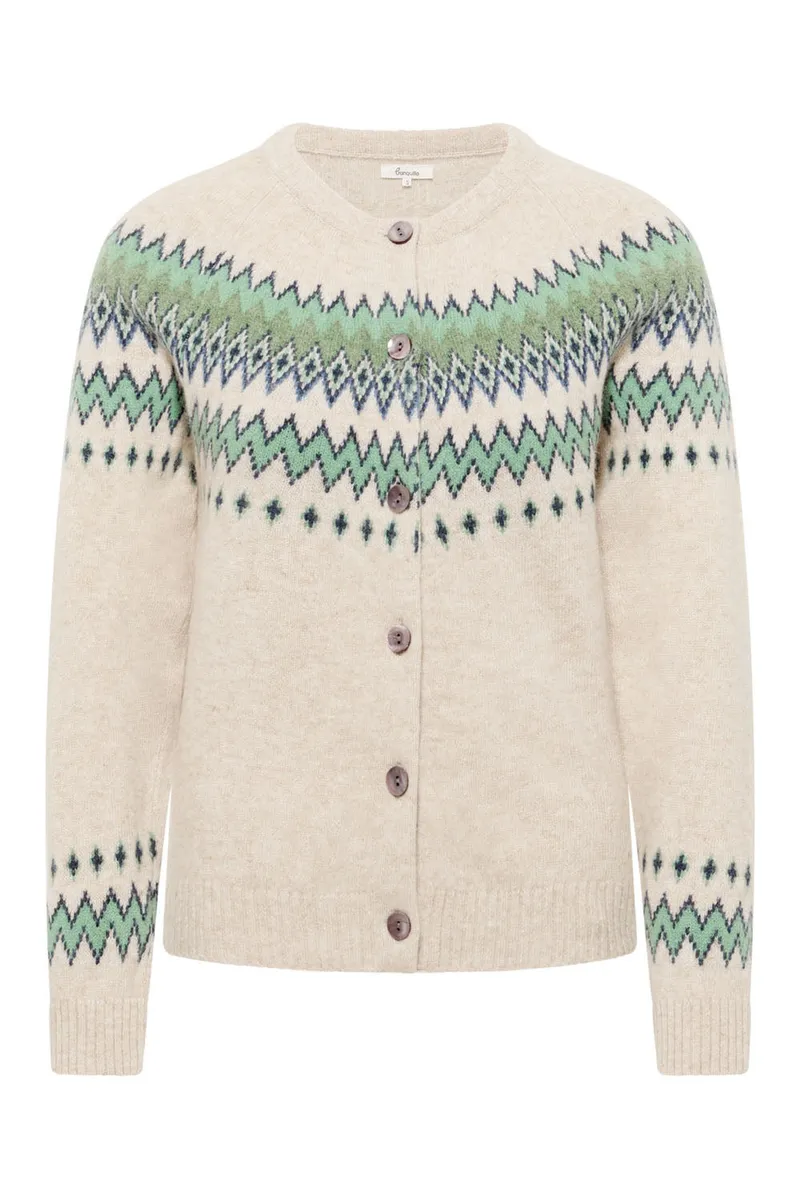Tranquillo Tranquillo Cardigan Leonaa aus Schurwolle, Off-white, – Produktbild 1 von 6