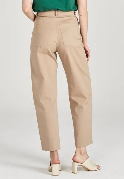 Givn Berlin Givn Berlin Damen Hose aus Bio-Baumwolle "Claire", Light brown, – Produktbild 3 von 4