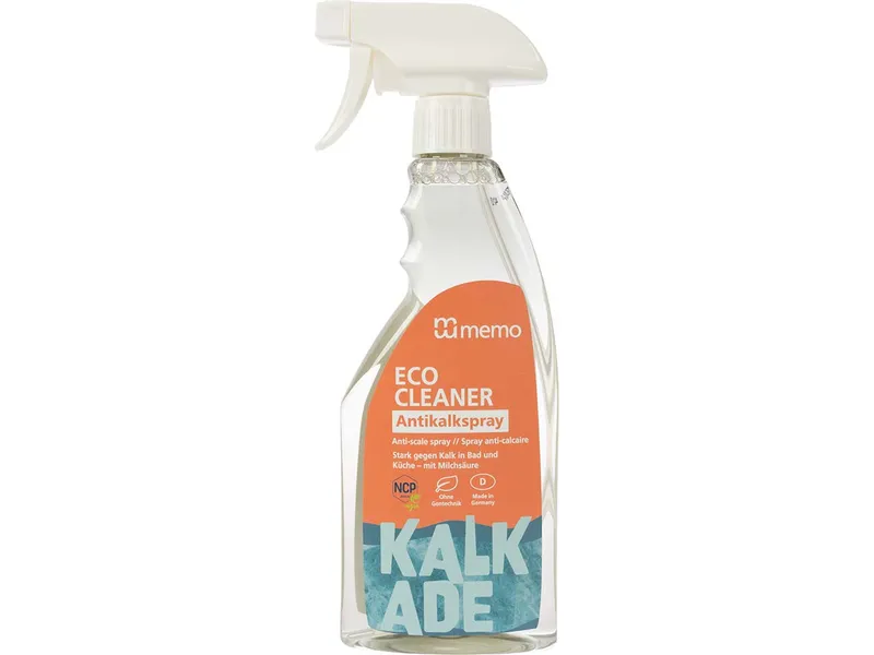 Memo memo Antikalk-Spray "ECO CLEANER" mit recyceltem Sprühkopf, 500 ml – Produktbild 1 von 1