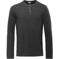 Living Crafts LIVING CRAFTS - Herren Henley Shirt - Schwarz (100% Bio-Baumwolle), Nachhaltige Mode, Bio Bekleidung, Schwarz, – Produktbild 2 von 2