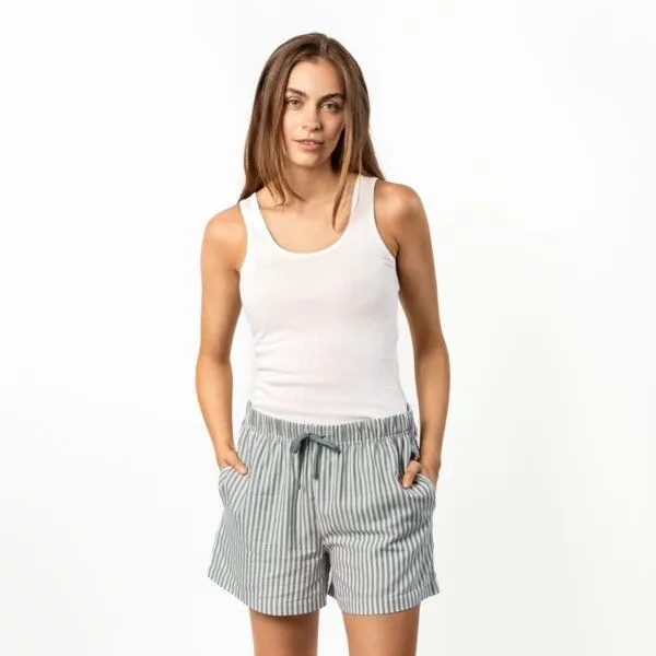 Living Crafts Living Crafts Pyjama-Shorts - TRICIA, Sage/cream (mehrfarbig), – Produktbild 1 von 3