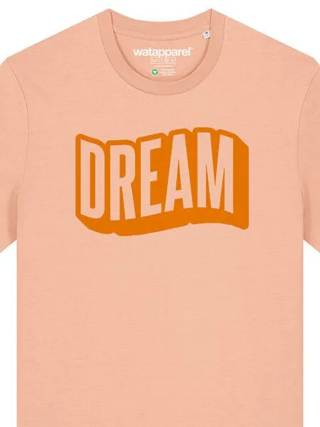 watapparel watapparel T-Shirt Unisex Dream, Fraiche peche, – Produktbild 3 von 4