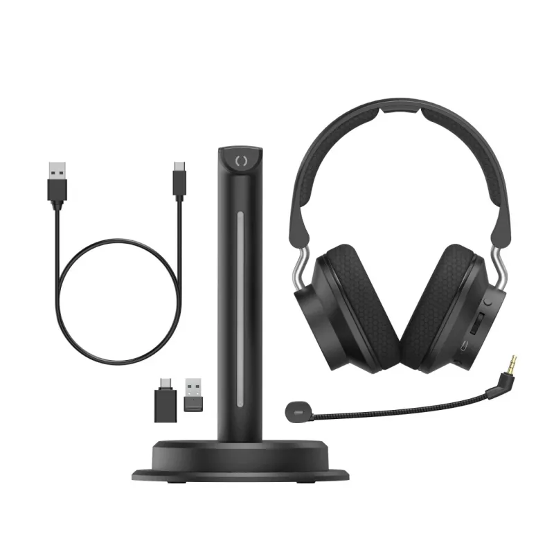 Hama Hama Bluetooth-Headset BT-900, Multipoint, Ladestation, ENC, kabellos, Schwarz (00139940) – Produktbild 7 von 7