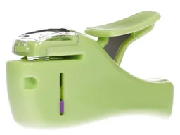 Klammerloser Tacker "Paper Shark" 4 Blatt, grün – Produktbild 1 von 1