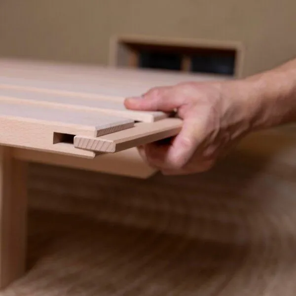 YAK holzraum YAK holzraum Bett Buchenholz NOOMY Massivholz Überlänge – Produktbild 3 von 4