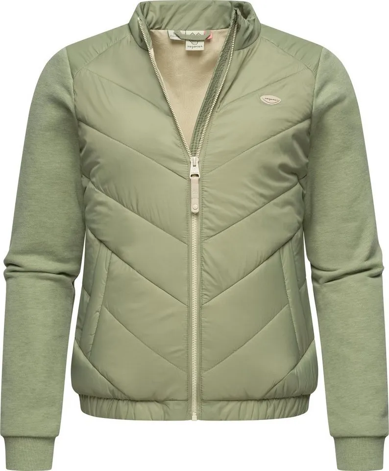 ragwear ragwear Outdoorjacke Zabava Leichte gesteppte Übergangsjacke mit weichen Ärmeln, Grün, – Produktbild 2 von 5
