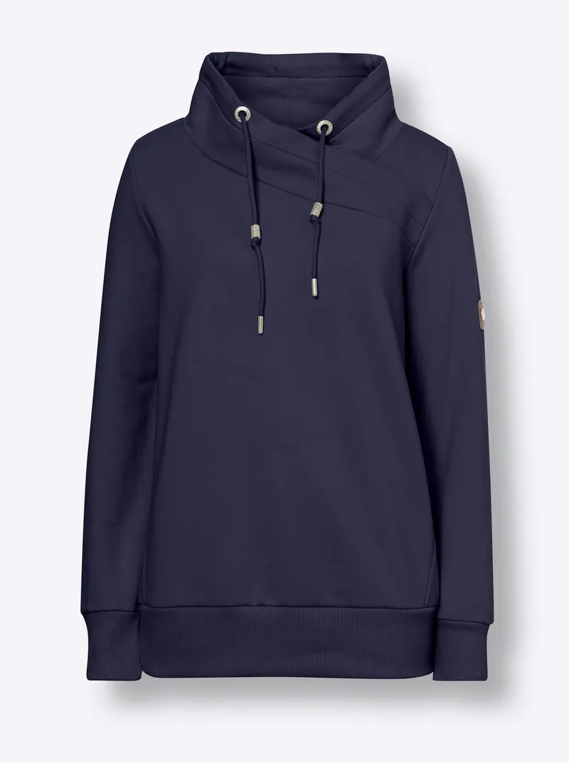heine Sweatshirt marine, Marine, – Produktbild 1 von 2