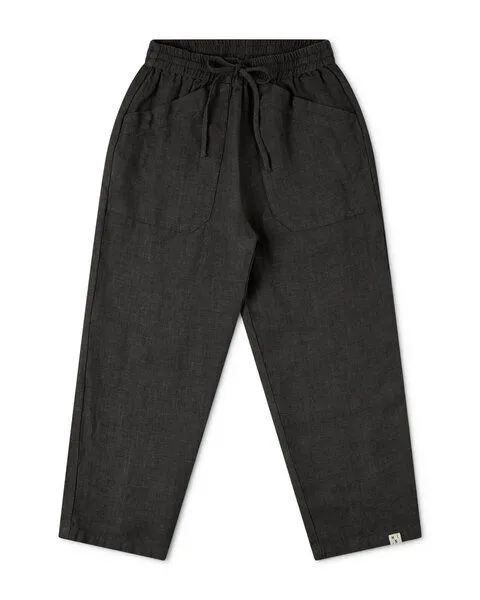 MATONA Matona Sommerliche Hose für Kinder aus Leinen / Garden Pants, Black, – Produktbild 4 von 4