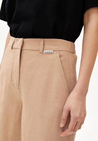 ARMEDANGELS ARMEDANGELS CAARUNUS LINO Damen Webhose aus Leinen-Mix, Beige blond, – Produktbild 3 von 4