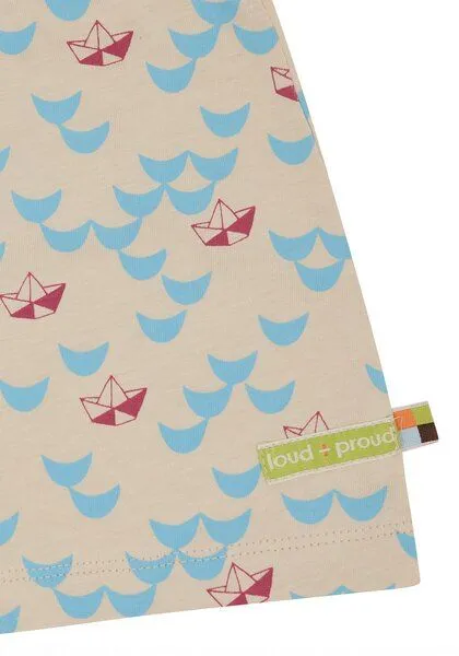 loud + proud loud + proud Babys & Kinder Short Druck, GOTS-zertifiziert, Vanilla(natur), – Produktbild 3 von 4
