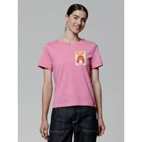 watapparel watapparel T-Shirt Frauen Tarot The Coffee, Bubble pink, – Produktbild 1 von 1