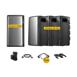 EcoFlow EcoFlow Stream Ultra, All-in-One Speicher für Balkonkraftwerke, by Powerness - Stream Ultra + 3 x Stream AC Pro | 7680Wh / 1 x Smart Meter / Selbstabholung – Produktbild 1 von 1