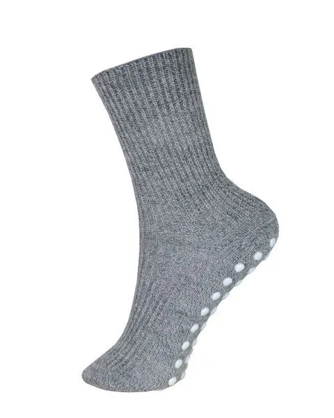 hirsch natur Hirsch Natur Baby Kinder Grobstrick Stopper Socken kbT Wolle, Graumeliert, – Produktbild 1 von 2