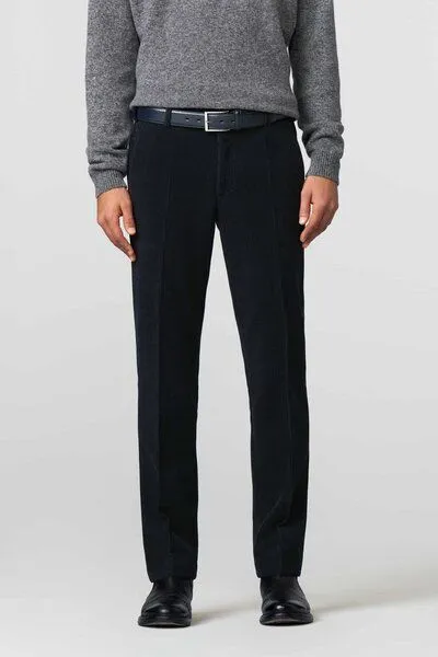 Meyer MEYER Wollcord Chino, Blau (marine), – Produktbild 4 von 8