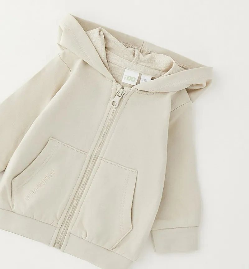 IDO IDO Sweatshirt BABY BOY SWEATER, Beige, – Produktbild 1 von 3