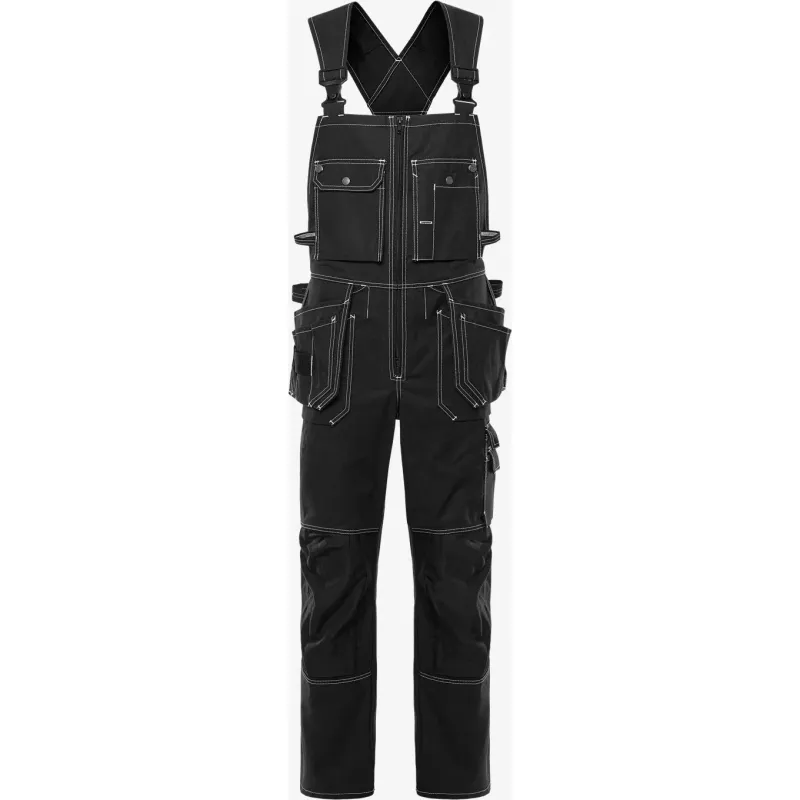 Fristads Latzhose Fristads 51 FAS, Schwarz, – Produktbild 2 von 2