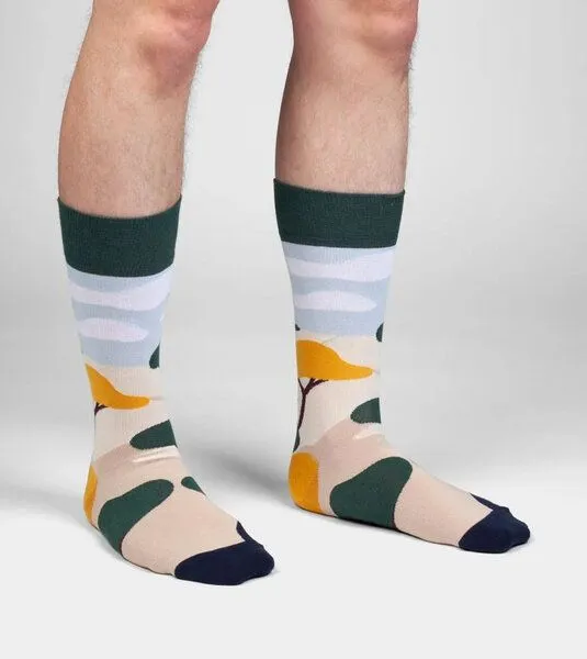 DillySocks DillySocks Socken Dreamy Horizon aus Biobaumwoll-Mix, Mehrfarbig, – Produktbild 5 von 5