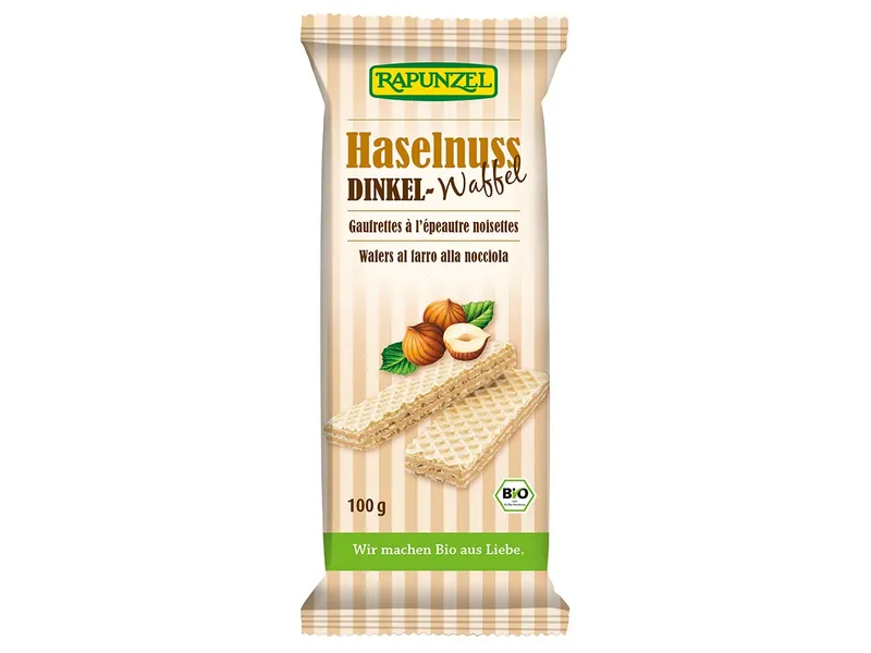 RAPUNZEL RAPUNZEL Bio-Dinkel-Waffel "Haselnuss", 100 g – Produktbild 1 von 1