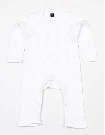 Babybugz Babybugz Baby Langarm Strampelanzug Jumpsuite Vegan, White, – Produktbild 2 von 3