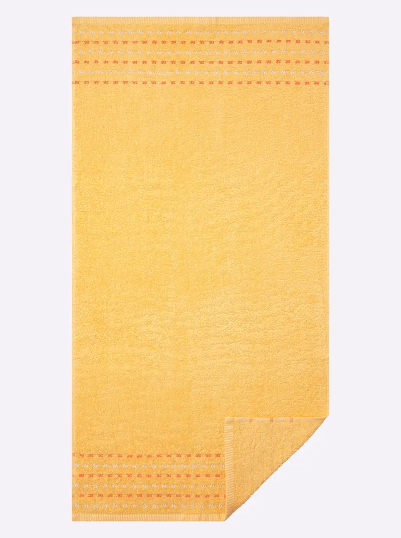 wäschepur Handtuch gelb, Gelb, – Produktbild 2 von 3