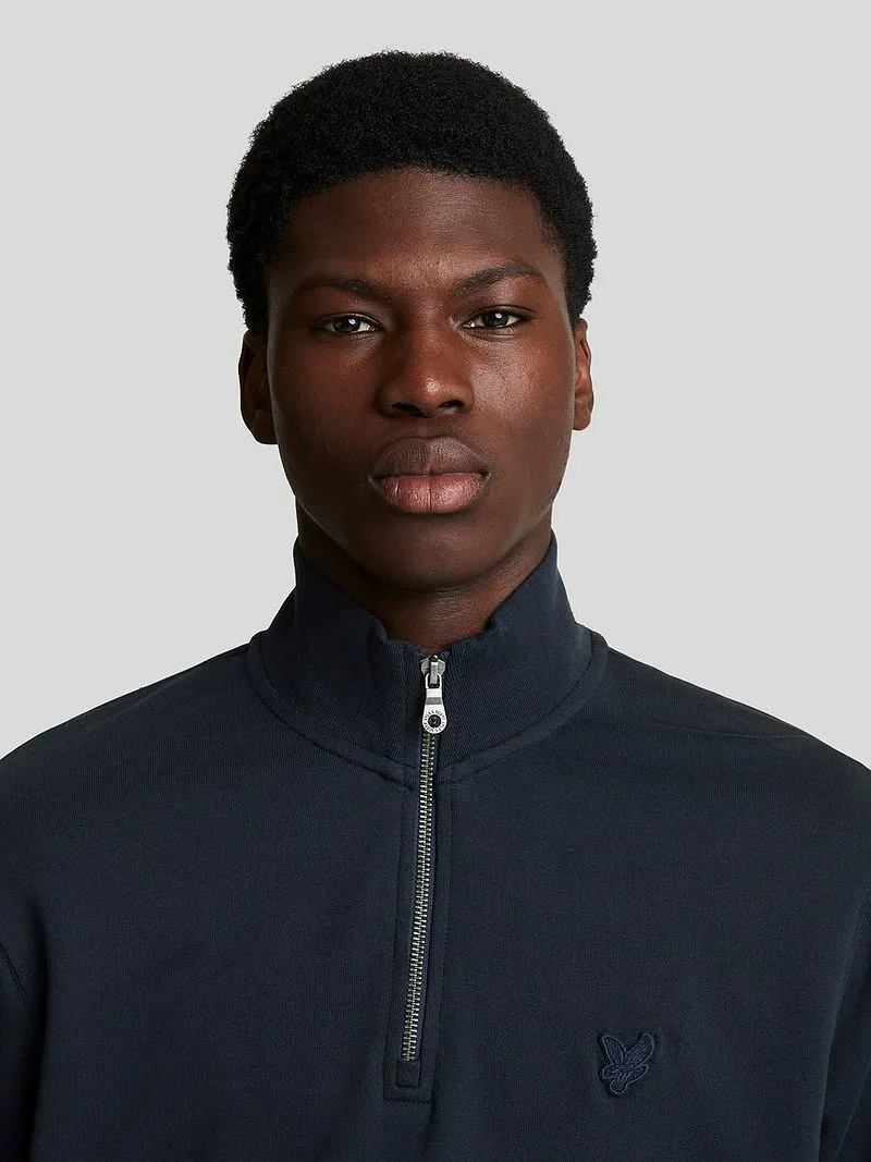 Lyle and Scott Lyle & Scott Half Zip Pullover Tonal Navy - Größe XL, Dunkelblau, – Produktbild 4 von 5