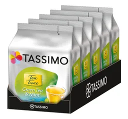 Tassimo Tassimo Tee Kapseln Tea Time Grüner Tee Minze T Discs 5x16 Teekapseln, (Packung, 5er Pack) – Produktbild 1 von 1