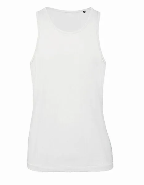B&C Collection B&C Collection Inspire Plus Tank Top Herren, Weiß, – Produktbild 2 von 3