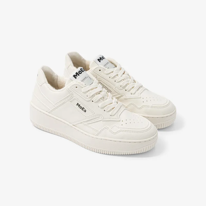 MoEa MoEa Herren vegan Sneaker Gen1 Mais Weiß Grnd, Weiß, – Produktbild 2 von 2