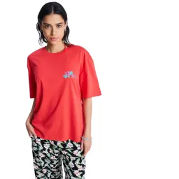 Roxy Damen T-Shirt Roxy Hangloose Poster – Produktbild 1 von 1