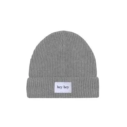 hey hey studios hey hey studios Unisex Mütze „Fisherman Beanie“ grau aus Bio-Baumwolle – Produktbild 1 von 1