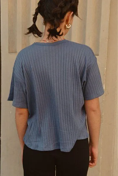 Nénés Nénés T-Shirt Emilie, Blau, – Produktbild 2 von 4