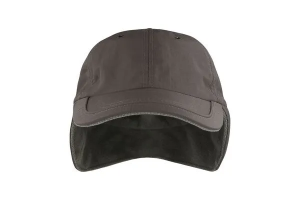 Atlantis Headwear Atlantis Headwear Outdoor-Wintercap mit Ohrenklappen Fleece, Dunkelgrau, – Produktbild 3 von 4