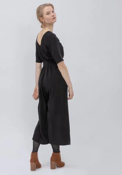Lovjoi LOVJOI Damen Jumpsuit STAINE HALFSLEEVE Nachhaltig Fair, Black, – Produktbild 3 von 4