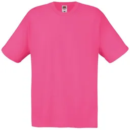 Fruit Of The Loom Fruit of the Loom Cotton Classics-16.1082 T-Shirt Gr. L fuchsia – Produktbild 1 von 1