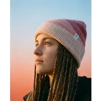 Zeachild Zeachild TidalWave Beanie Unisex aus recyceltem Polyester, Rosa, – Produktbild 1 von 1