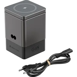 Urban Vitamin Urban Vitamin Sacramento 105W GaN Charger mit einz. Kabeln, grau, schwarz – Produktbild 1 von 1