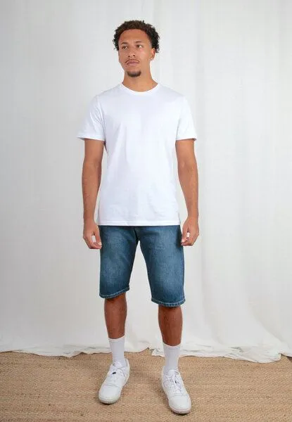 TORLAND TORLAND Herren Jeans Shorts – SHANE, Mid indigo (blau), – Produktbild 3 von 3