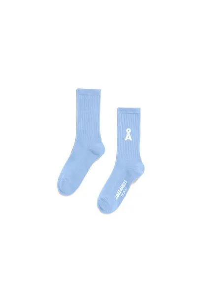 ARMEDANGELS ARMEDANGELS SAAMUS BOLD Unisex Socken aus Bio-Baumwoll-Mix, Wedgwood, – Produktbild 4 von 4