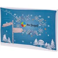 Bio-Adventskalender mit 4-farbigem Digitaldruck, Schoko-Mix, 50 g – Produktbild 1 von 1