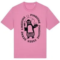 päfjes päfjes Pinguin Pinguine essen gerne Linguine - Fair Wear Unisex T-Shirt, Rosa, – Produktbild 1 von 1