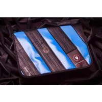 ARTHURKOPF ARTHURKOPF gefütterte Laptoptasche mit Fahrradschlauch, Hellblau, – Produktbild 1 von 1
