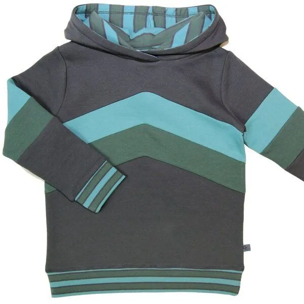 Enfant Terrible Enfant Terrible Kapuzen Hoody Blockfarben, Grün, – Produktbild 1 von 1