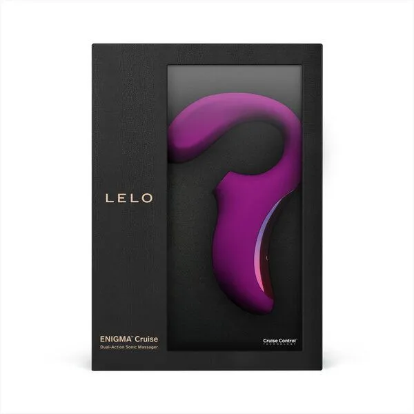 LELO Schallwellen-Massager mit Doppelstimulation - LELO ENIGMA Cruise, Deep rose, – Produktbild 2 von 4