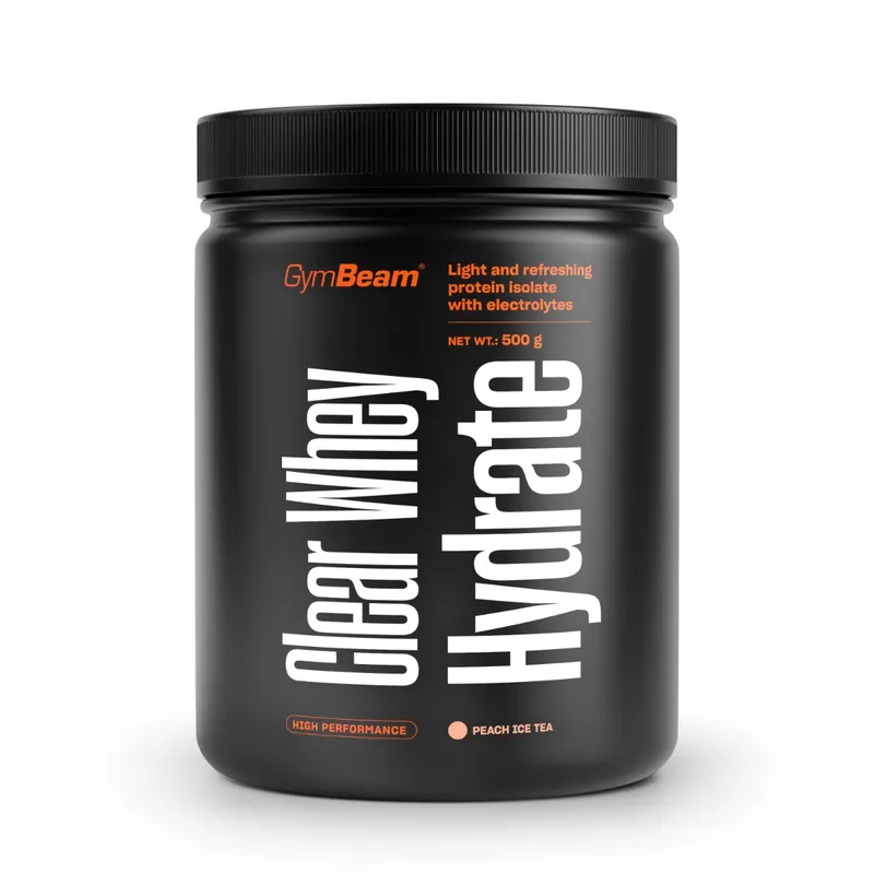 GymBeam GymBeam Protein Clear Whey Hydrate 500 g Pfirsich Eistee – Produktbild 1 von 1
