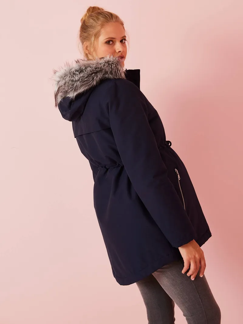Vertbaudet Vertbaudet 3-in-1-Parka, Nachtblau, – Produktbild 3 von 4