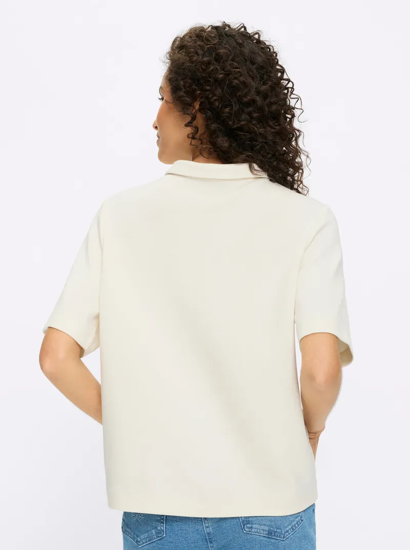 heine Poloshirt champagner, Champagner, – Produktbild 2 von 2