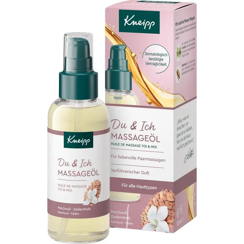 Kneipp Kneipp Du & Ich MASSAGEÖL 100 ml Öl – Produktbild 1 von 1
